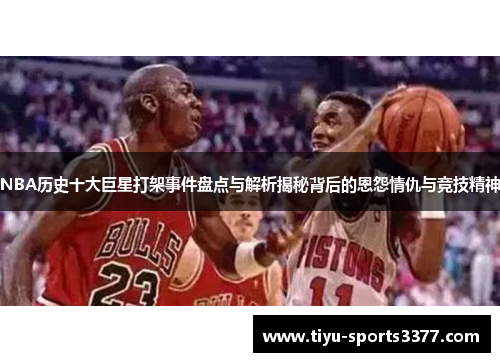 NBA历史十大巨星打架事件盘点与解析揭秘背后的恩怨情仇与竞技精神